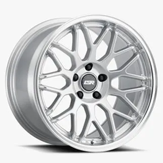 ESR APX01 18.0x9.5 ET35 5x110  / 72.56 (Custom Drill) - Hyper Silver - Machined Lip